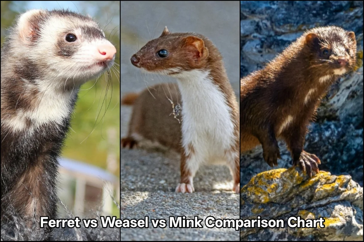 Ferret vs weasel vs mink comparison chart Ferret vs weasel vs mink comparison chart